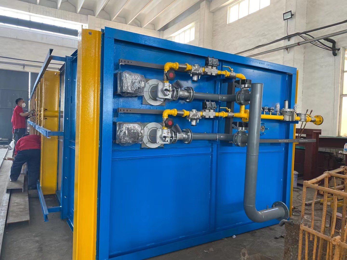 último caso de la compañía sobre Proyecto del horno de la galvanización de la inmersión caliente de Wenxian Wuyue del final