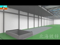 Cadena de producción de planta de galvanización en caliente automática industrial Proyecto llave en mano