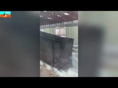 Taller de línea de producción de galvanizado en caliente tipo L, horno, crisol de zinc, tanque