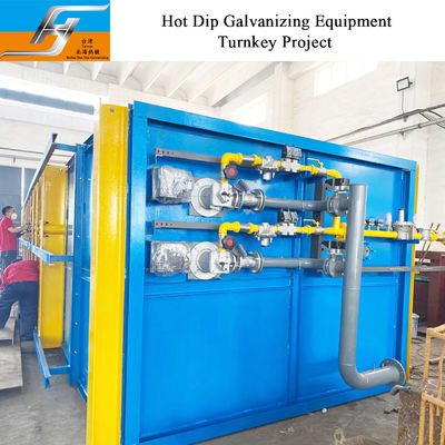Horno de galvanizado por inmersión en caliente con quemador de alta velocidad impulsado por pulso, regulación de temperatura controlada por PLC y recuperación de calor residual en varias etapas